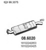 BMW 18102242853 Middle Silencer